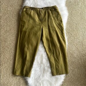 Vintage Olive Green Capris